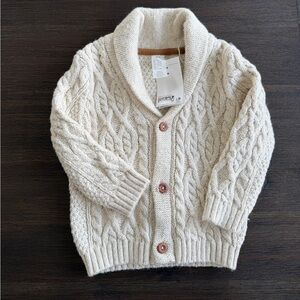 NWT H&M Cozy Cream Cable Knit Cardigan